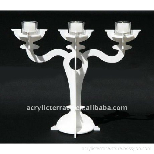 Elegant Lucite Candle Holder for Dining Room